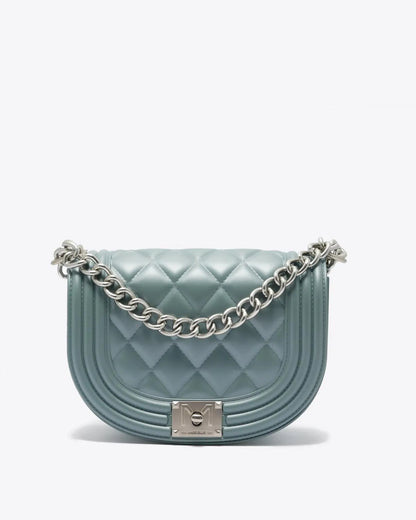 FLAT ZOE IN DARK BLUE-Cross-Body Bags-MARC ELLIS- Pointure.AE