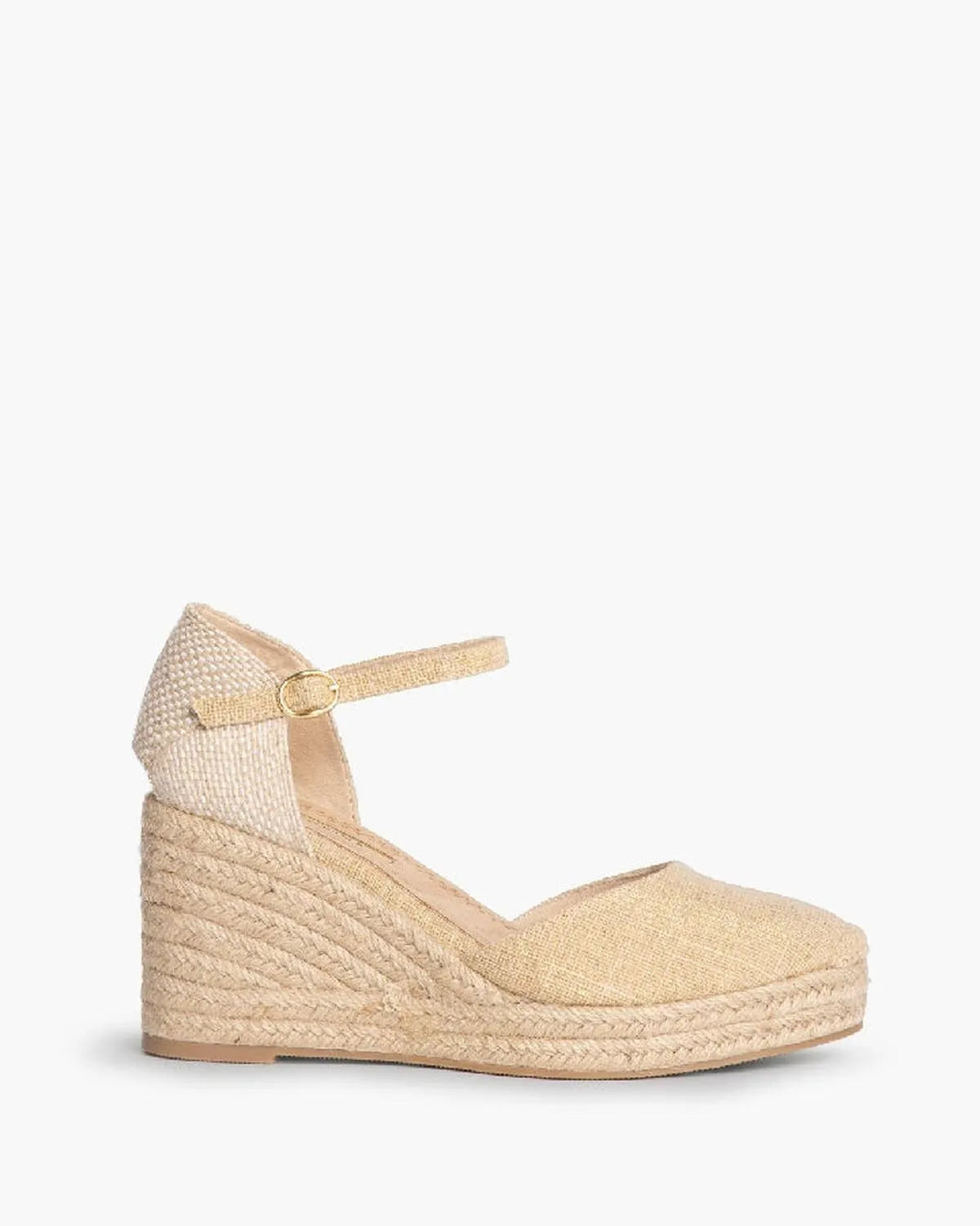 GLITTERED FABRIC WEDGE-Espadrilles-CORINA- Pointure.AE