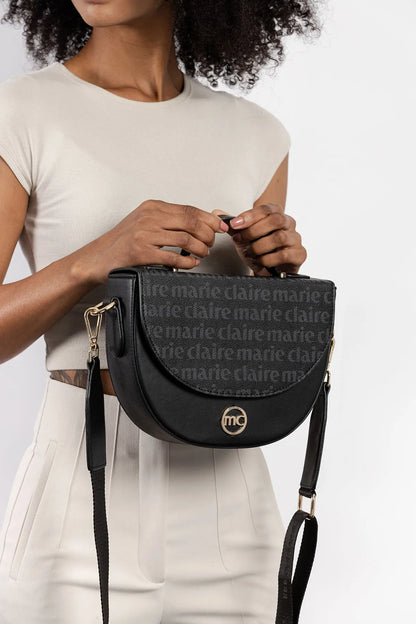 HALF MOON TOP HANDLE BAG-Cross-Body Bags-MARIE CLAIRE- Pointure.AE