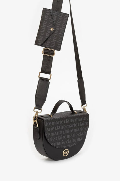 HALF MOON TOP HANDLE BAG-Cross-Body Bags-MARIE CLAIRE- Pointure.AE
