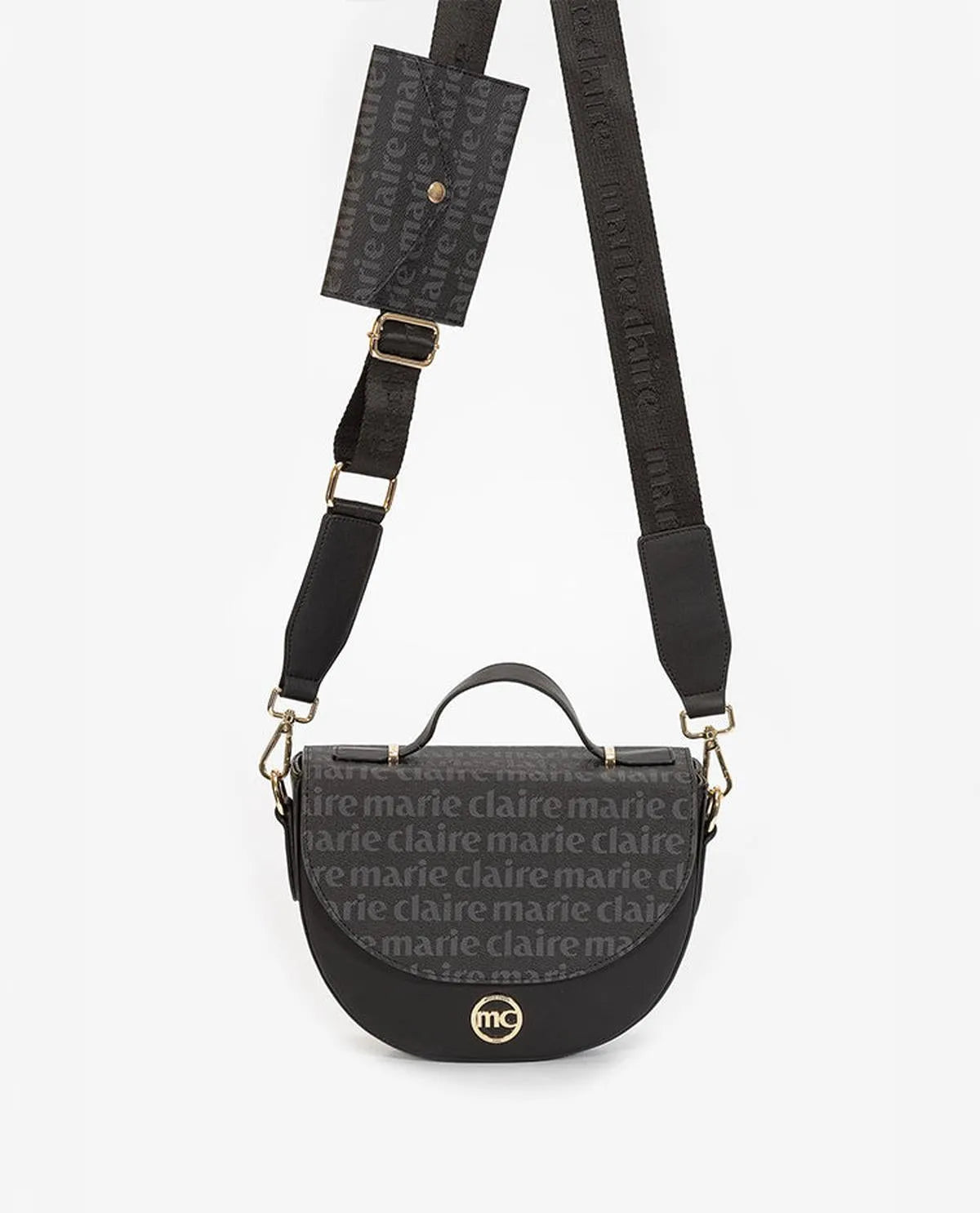 HALF MOON TOP HANDLE BAG-Cross-Body Bags-MARIE CLAIRE- Pointure.AE