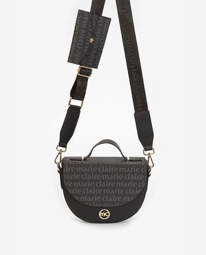 HALF MOON TOP HANDLE BAG-Cross-Body Bags-MARIE CLAIRE- Pointure.AE