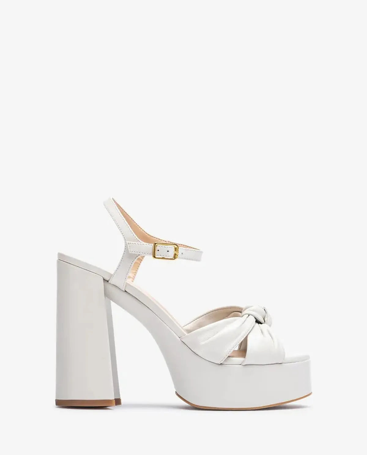 HIGH HEEL SANDAL IN IVORY-Sandals-UNISA- Pointure.AE
