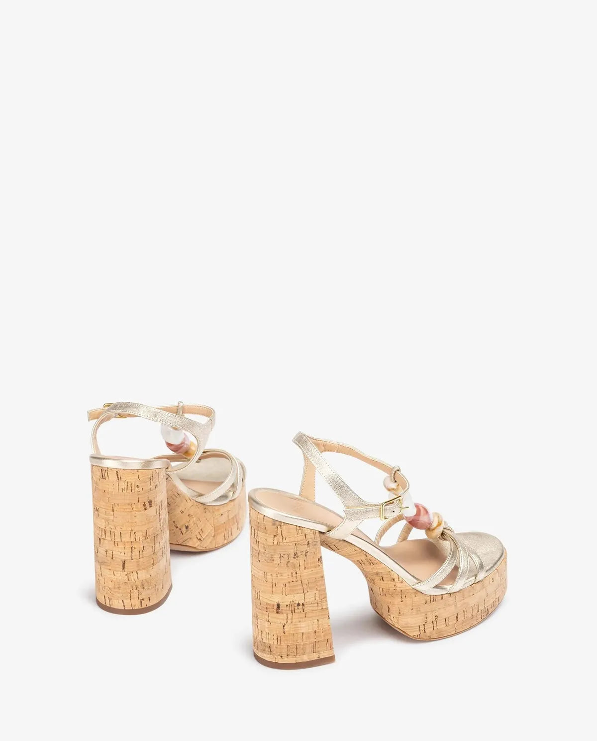 HIGH HEEL SANDAL WITH TRIM-Sandals-UNISA- Pointure.AE