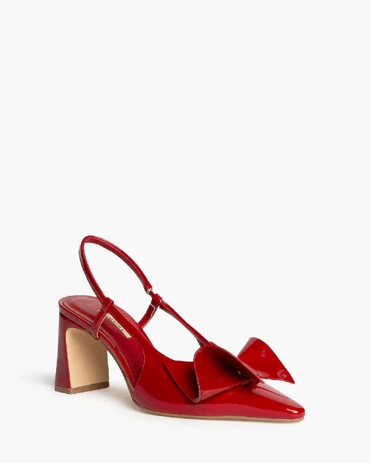 HIGH HEEL WITH BOW DETAIL IN RED-Sling Backs-CORINA- Pointure.AE