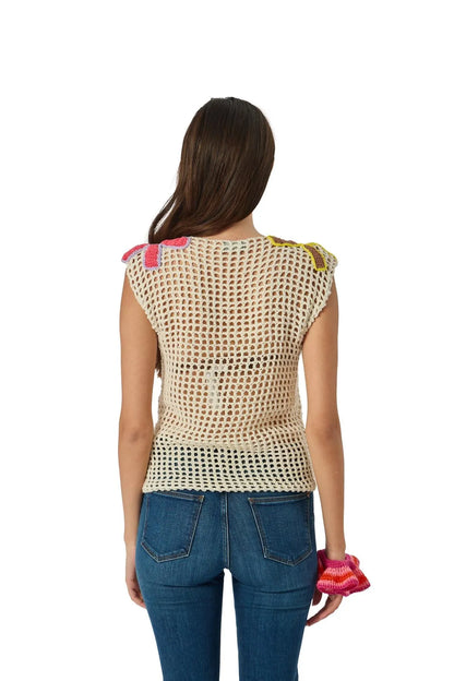 JASMINE CROCHET TOP-Tops-STEFFY- Pointure.AE