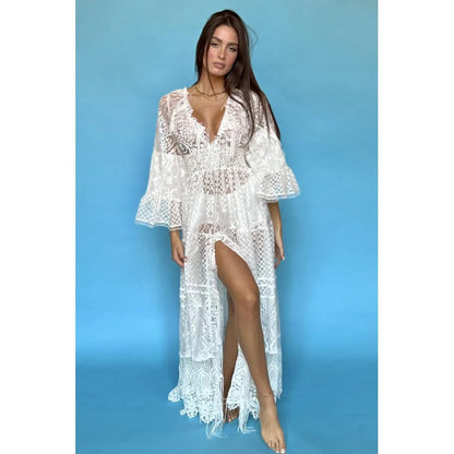 LACE BOHO DRESS - COVERUP