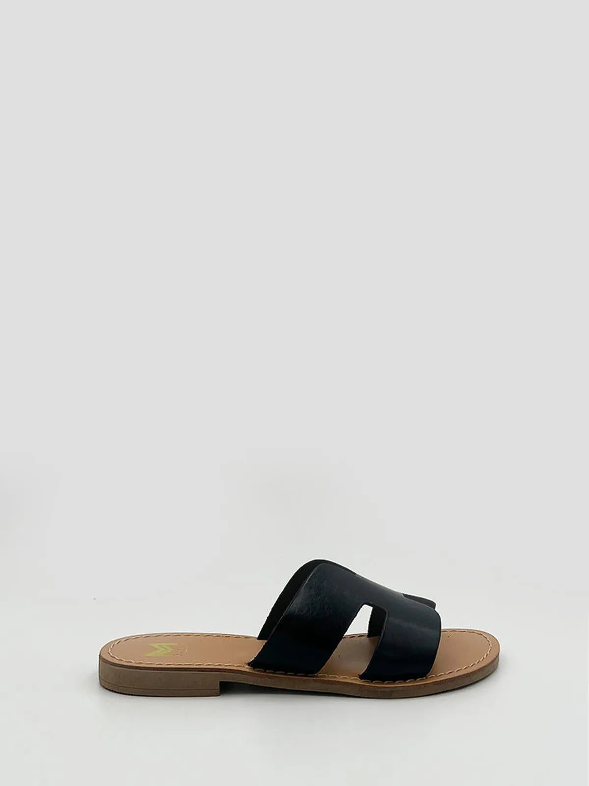 LAMINATO WIDE STRAP SLIPPER-Slippers-MAGA MILANO- Pointure.AE