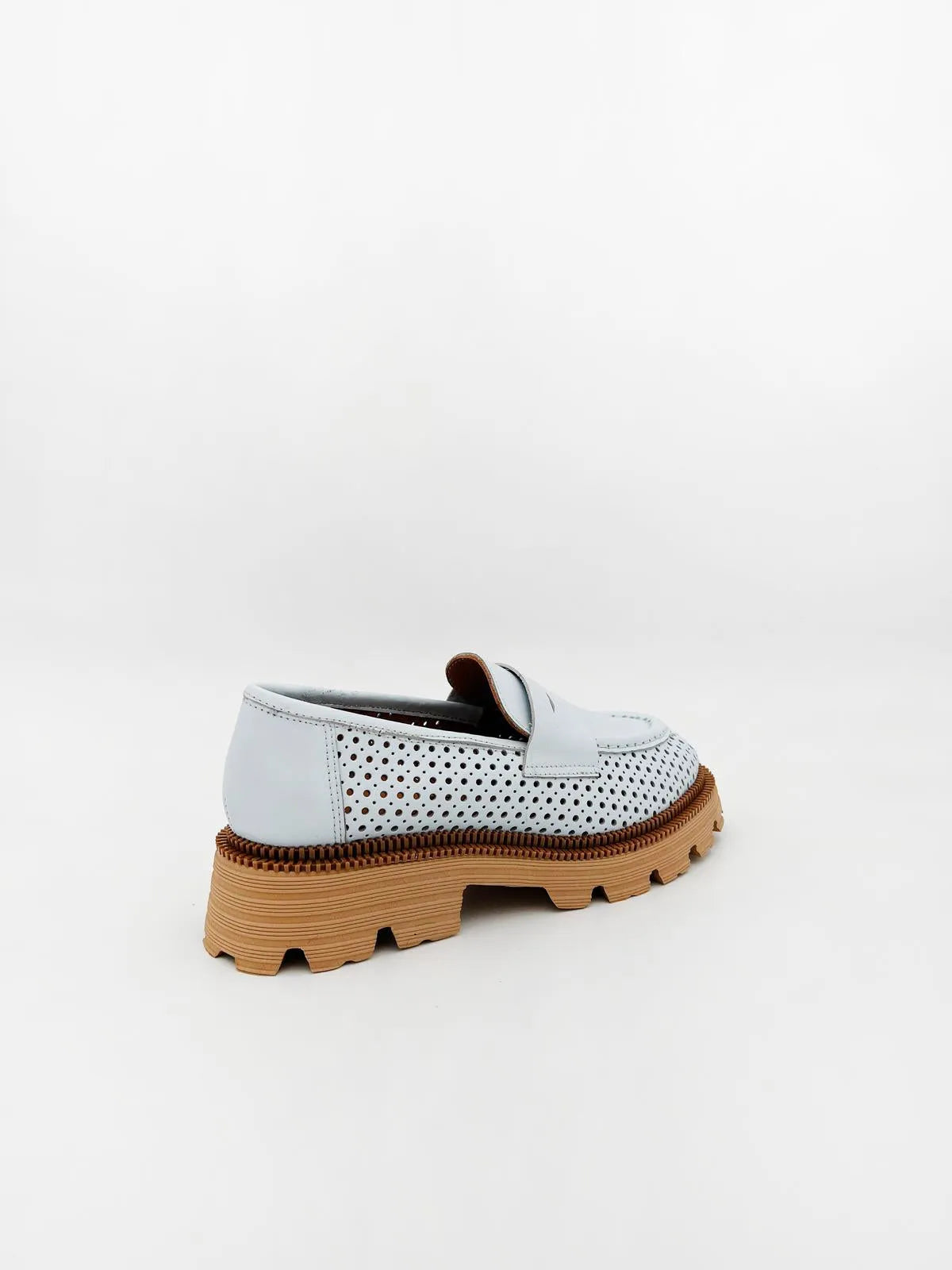 LEATHER MESH LOAFER-Loafers-TUCINO- Pointure.AE
