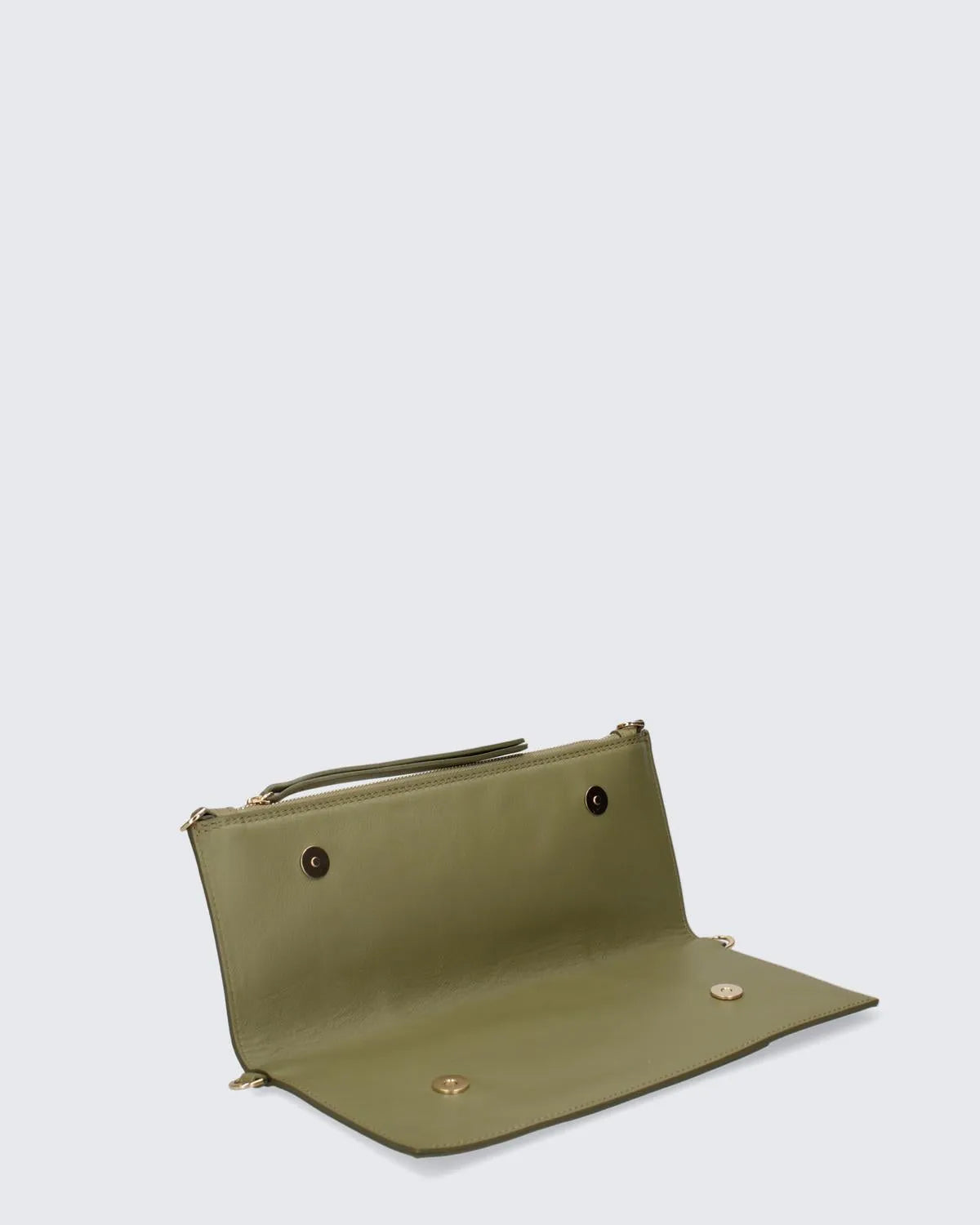 LEATHER POUCH IN GREEN-Pouches-MY BEST BAG- Pointure.AE