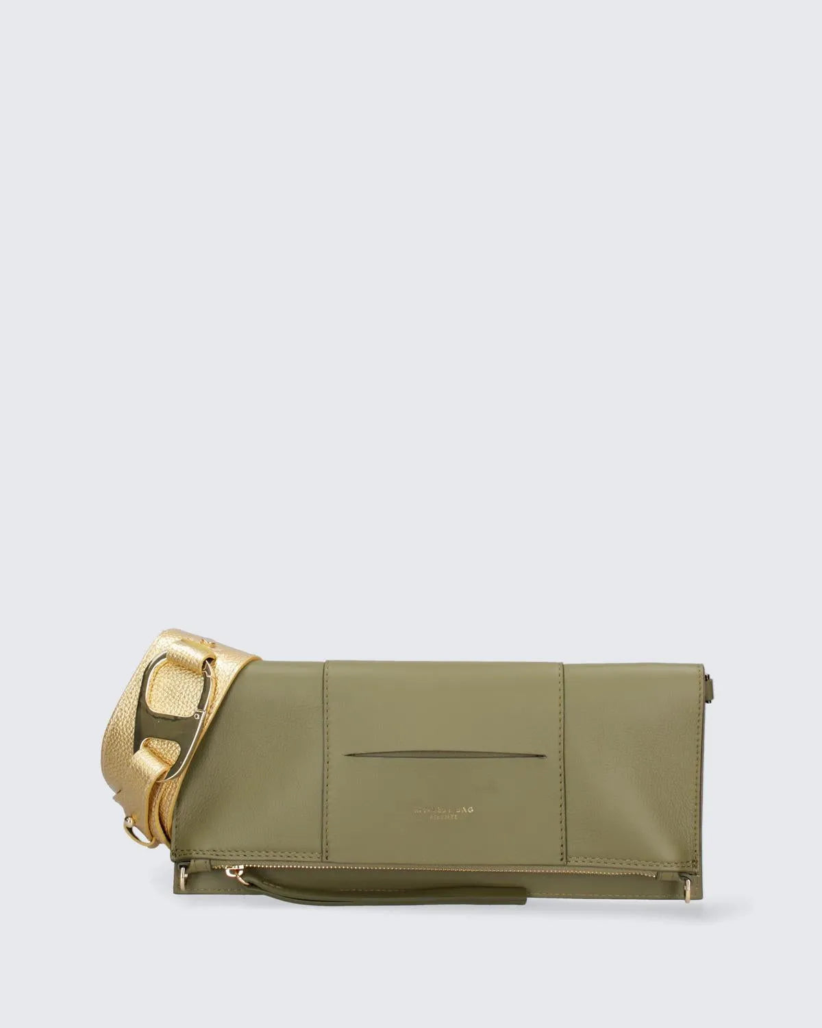 LEATHER POUCH IN GREEN-Pouches-MY BEST BAG- Pointure.AE