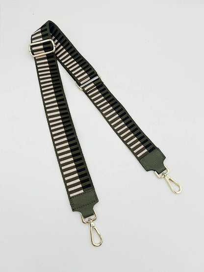 LEATHER TRIMMED BAG STRAP-Bag Straps-POINTURE- Pointure.AE