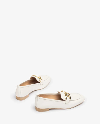 LOAFER WITH METAL CHAIN DETAIL-Loafers-UNISA- Pointure.AE