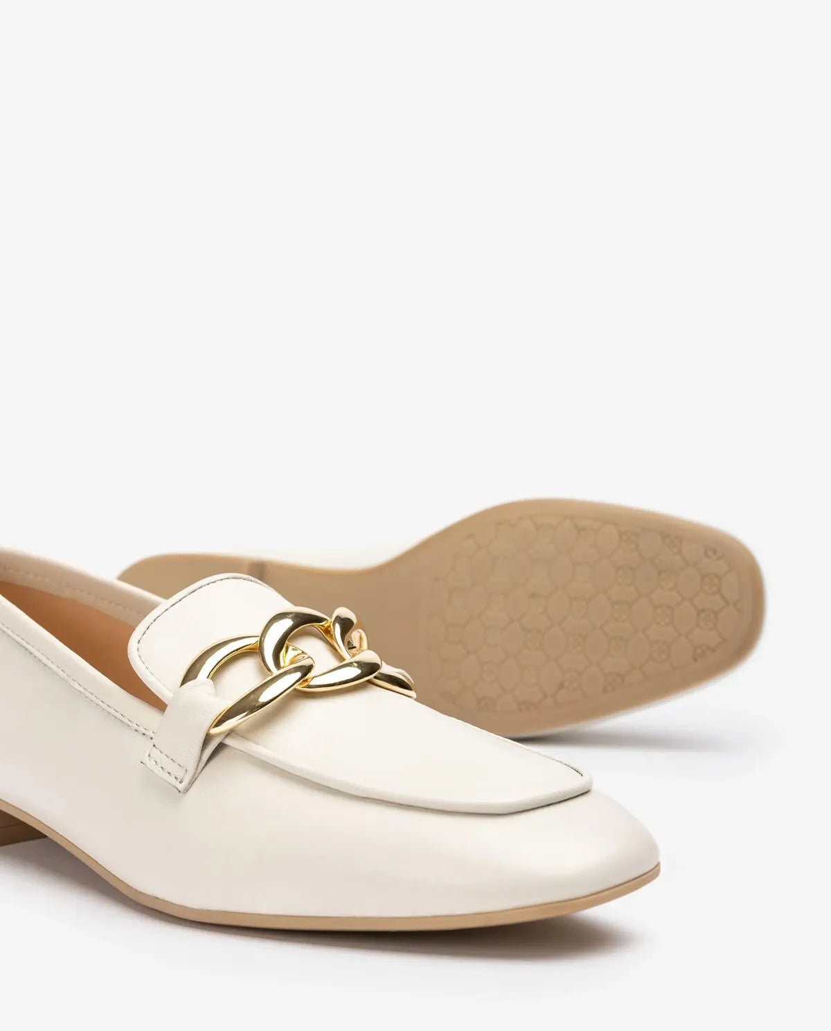 LOAFER WITH METAL CHAIN DETAIL-Loafers-UNISA- Pointure.AE