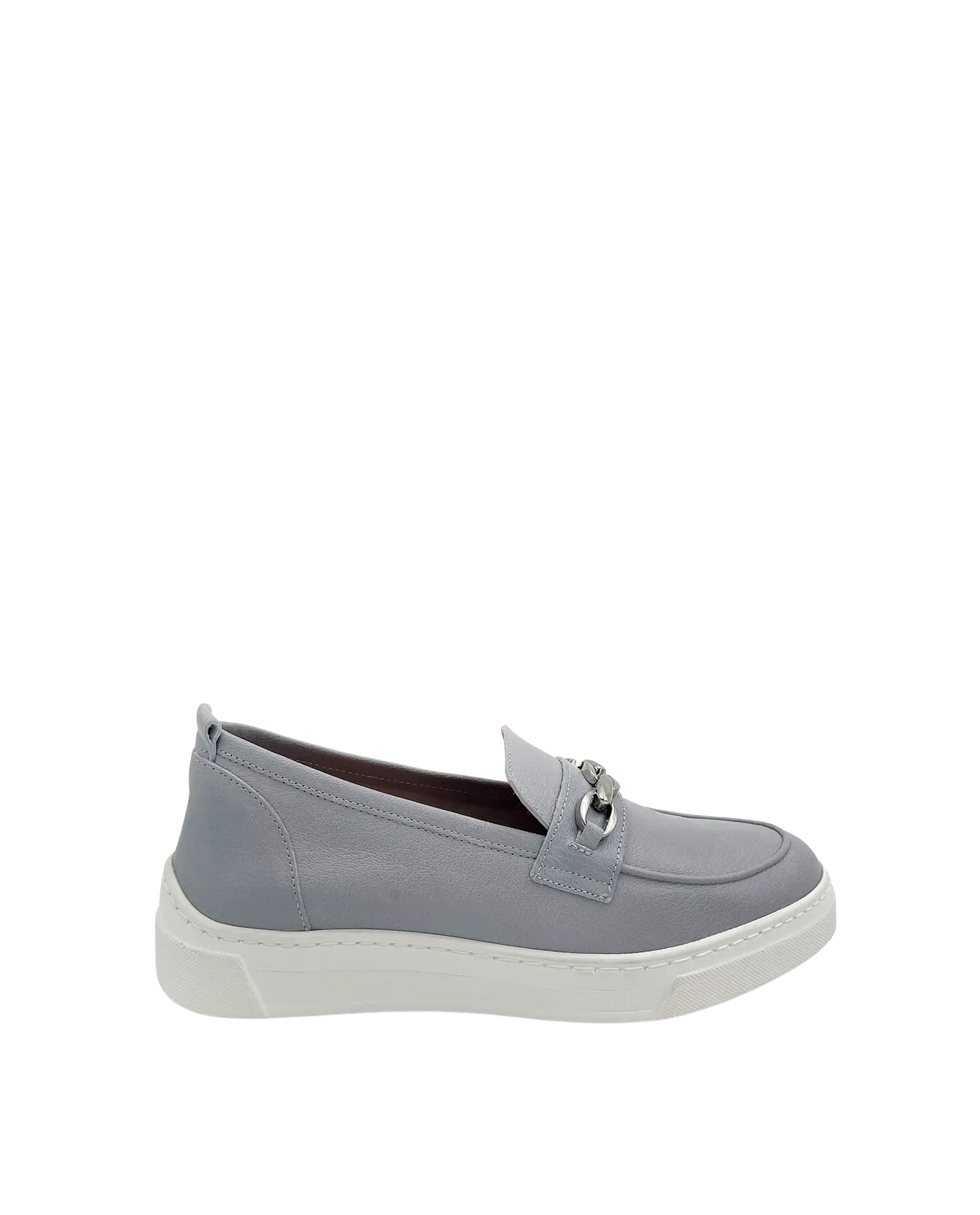 LOAFER WITH SPORTY SOLE IN JEANS-Loafers-UNISA- Pointure.AE