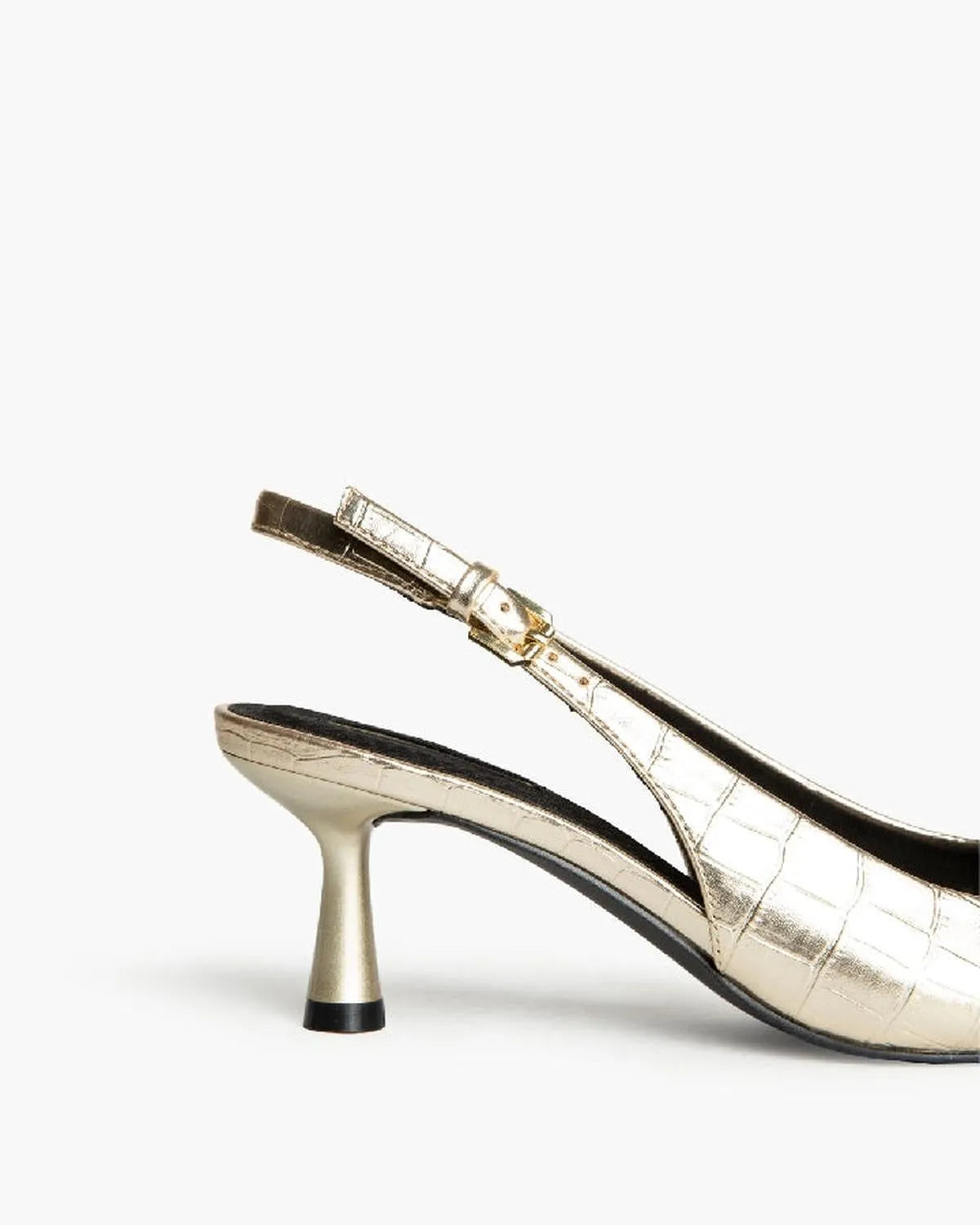 LOW HEEL SLING BACK IN CROCCO-Sling Backs-CORINA- Pointure.AE