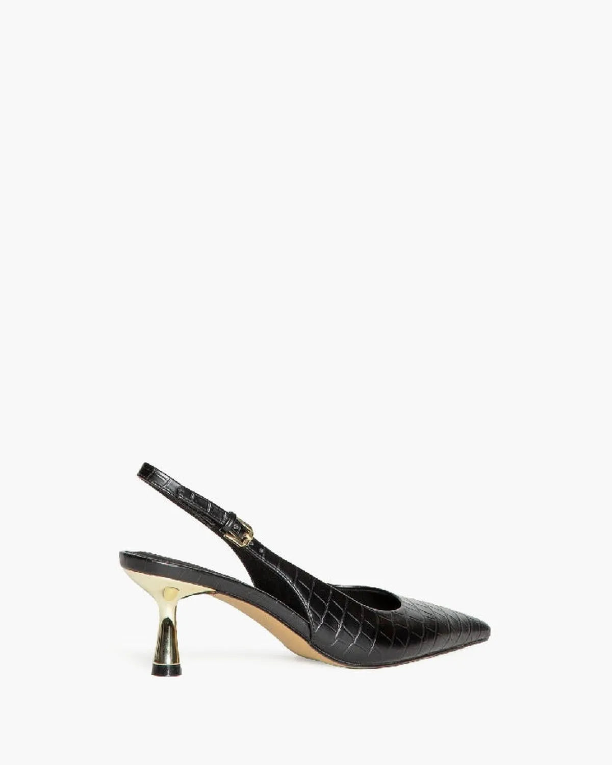 LOW HEEL SLING BACK IN CROCCO-Sling Backs-CORINA- Pointure.AE