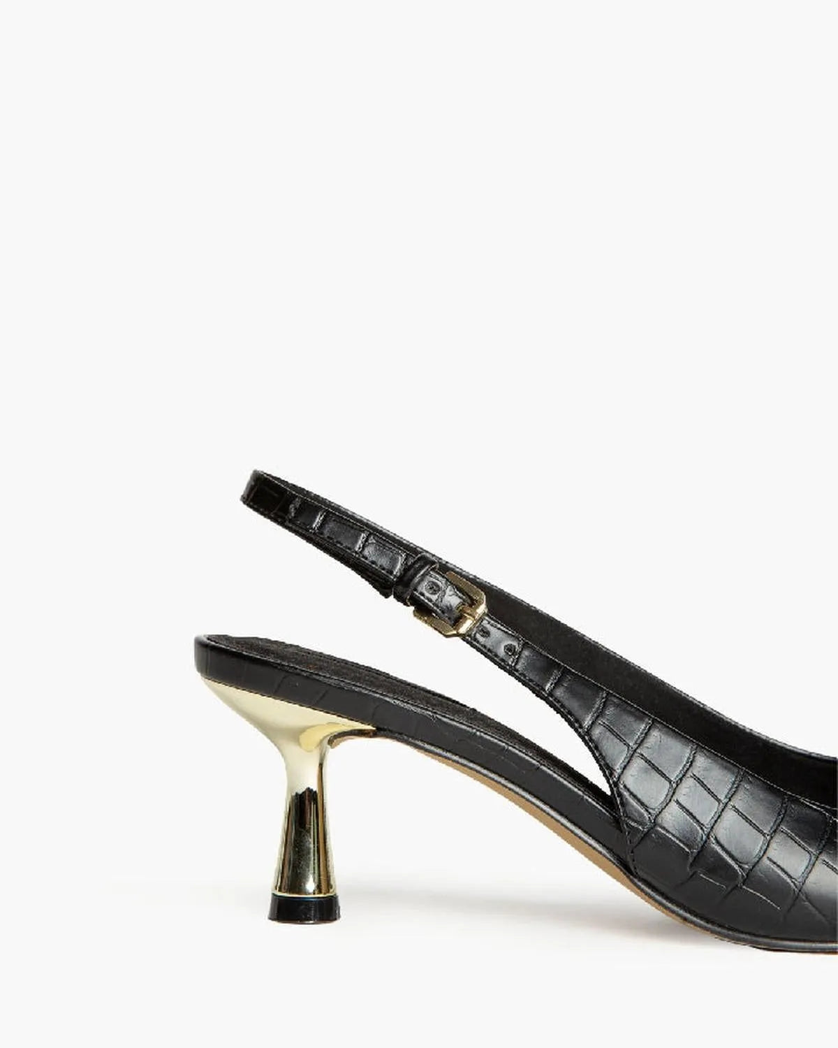 LOW HEEL SLING BACK IN CROCCO-Sling Backs-CORINA- Pointure.AE