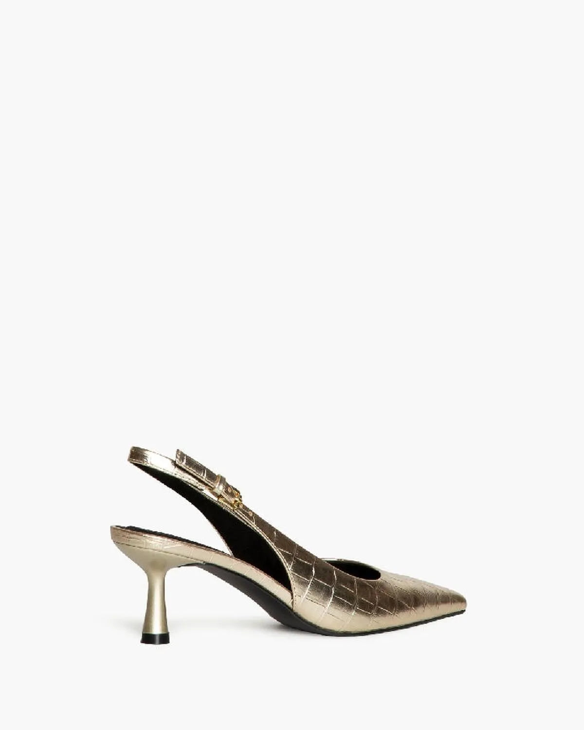 LOW HEEL SLING BACK IN CROCCO-Sling Backs-CORINA- Pointure.AE