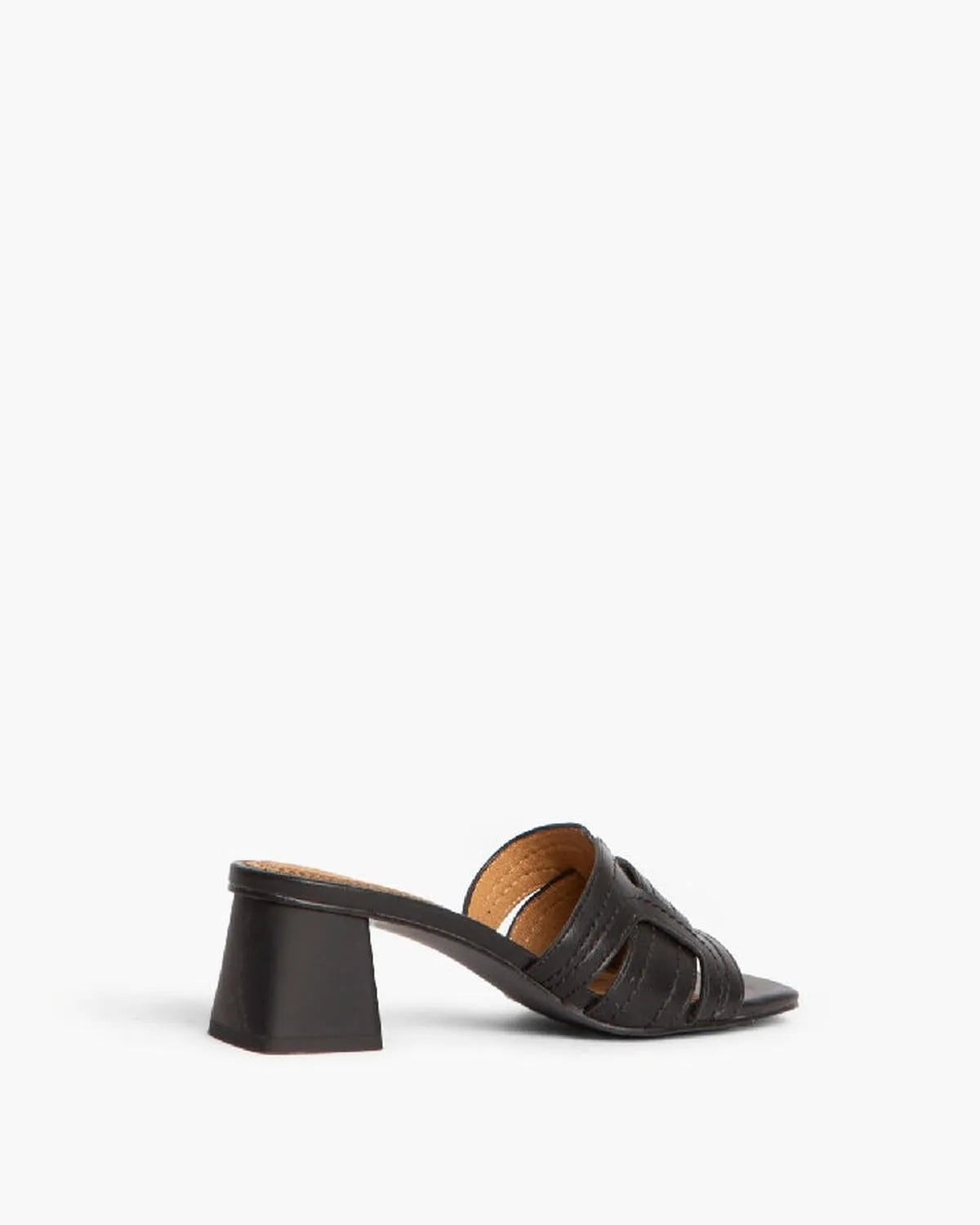 MID HEELED MULE IN BLACK-Mules-CORINA- Pointure.AE