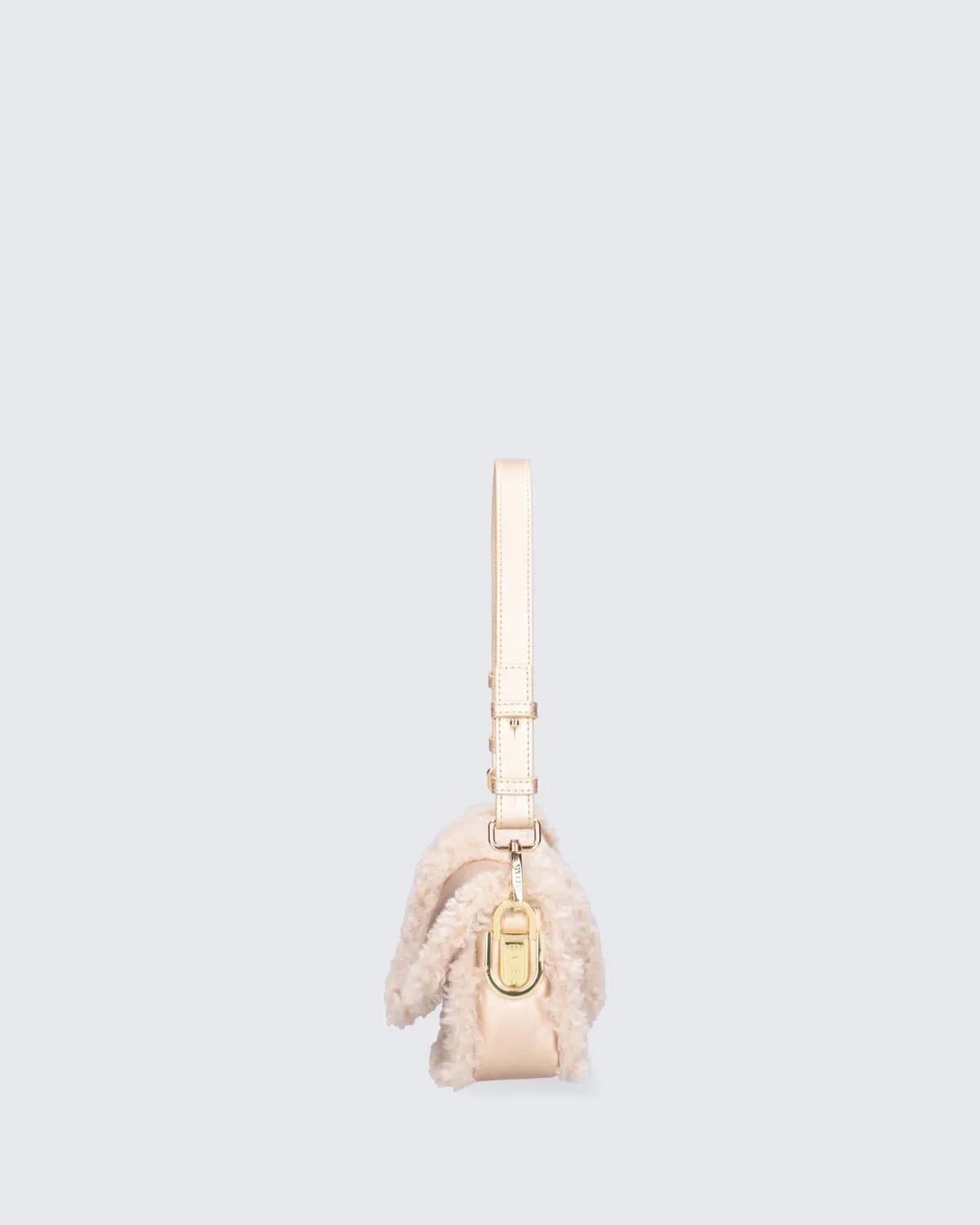 MINI YAYA FUR - GOLD-Shoulder Bags-MY BEST BAG- Pointure.AE