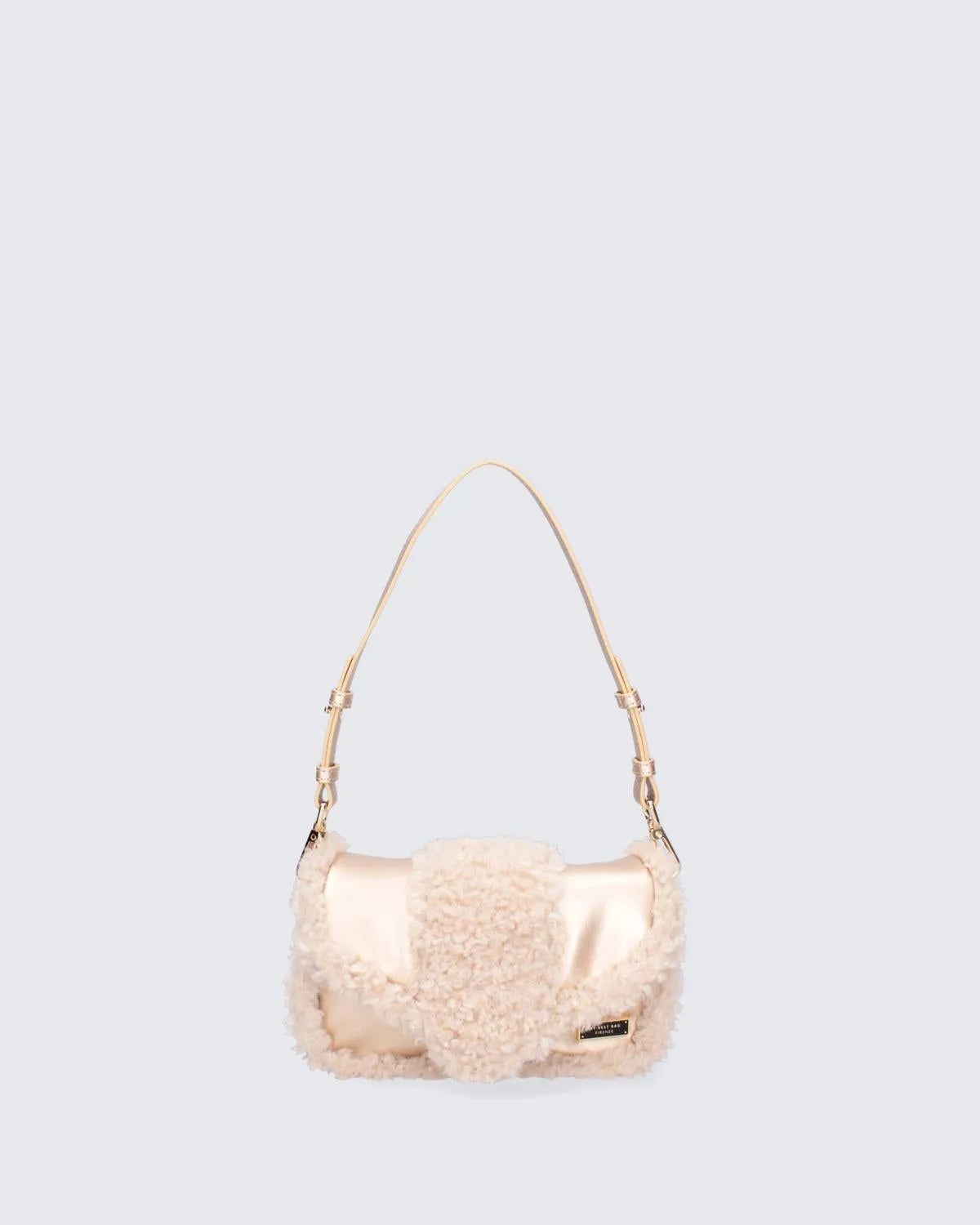 MINI YAYA FUR - GOLD-Shoulder Bags-MY BEST BAG- Pointure.AE