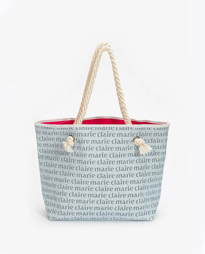 MONOGRAM BEACH BAG-Tote Bags-MARIE CLAIRE- Pointure.AE