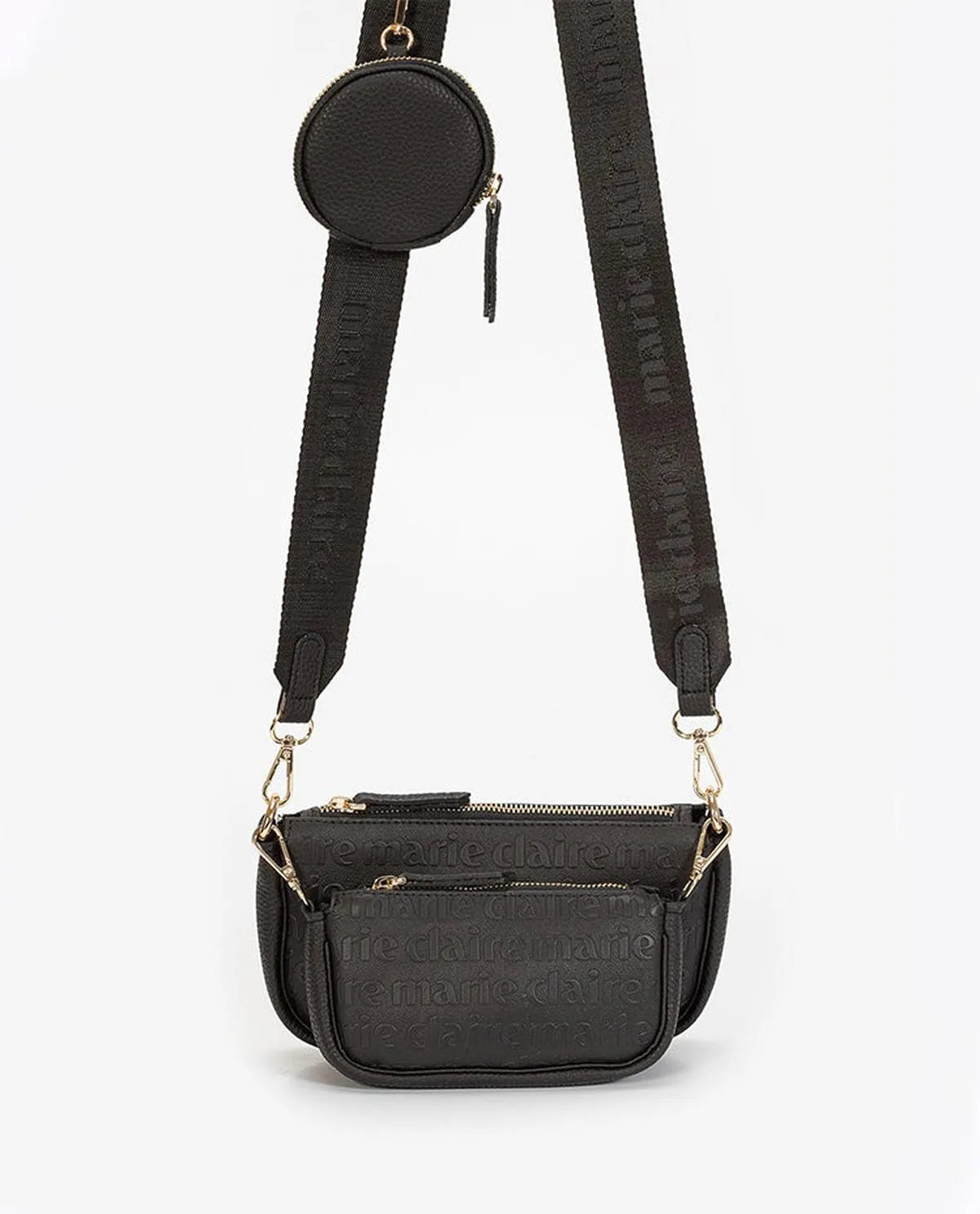 MONOGRAM CROSSBODY BAG-Cross-Body Bags-MARIE CLAIRE- Pointure.AE
