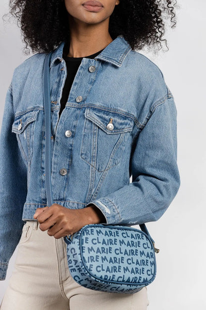 MONOGRAM MESSENGER BAG-Cross-Body Bags-MARIE CLAIRE- Pointure.AE