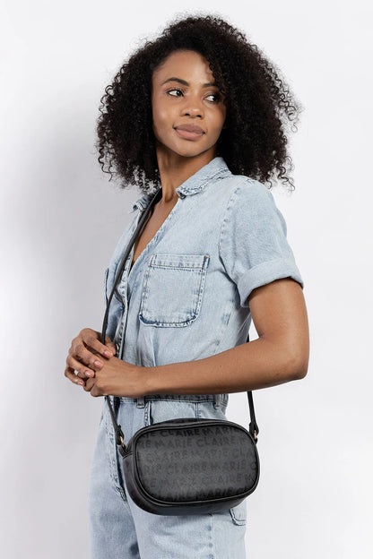 MONOGRAM MESSENGER BAG-Cross-Body Bags-MARIE CLAIRE- Pointure.AE