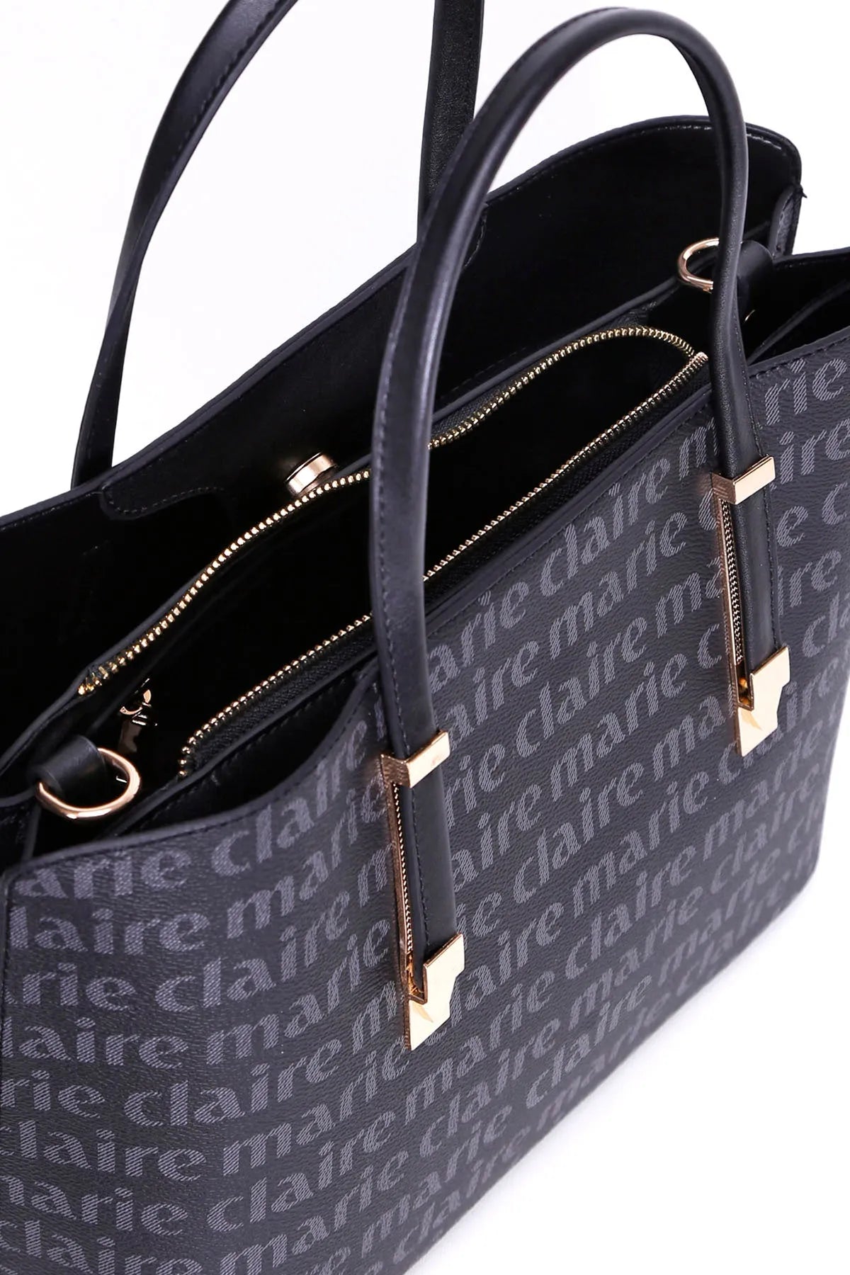 MONOGRAM SHOPPER BAG-Shoulder Bags-MARIE CLAIRE- Pointure.AE