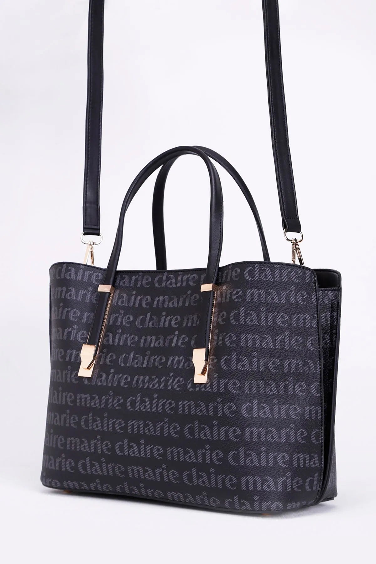 MONOGRAM SHOPPER BAG-Shoulder Bags-MARIE CLAIRE- Pointure.AE
