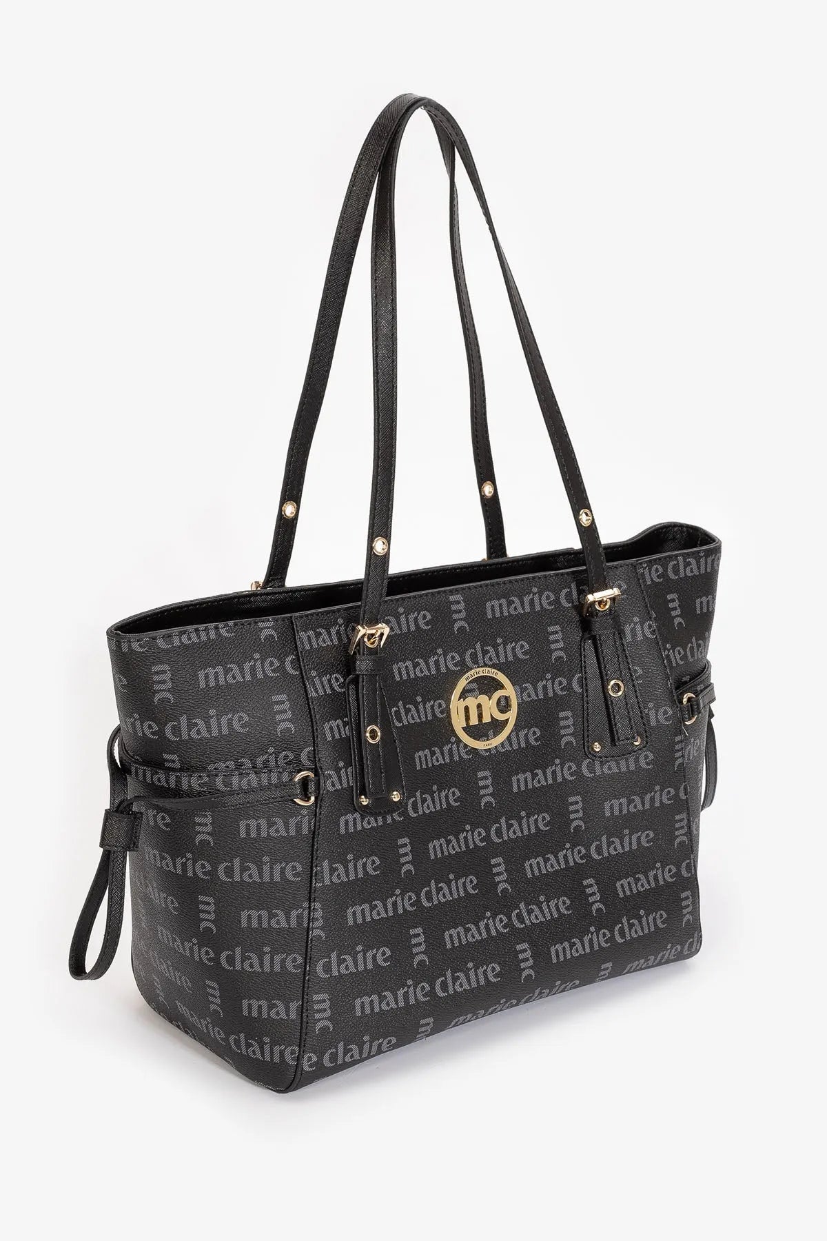 MONOGRAM SHOPPER BAG-Tote Bags-MARIE CLAIRE- Pointure.AE
