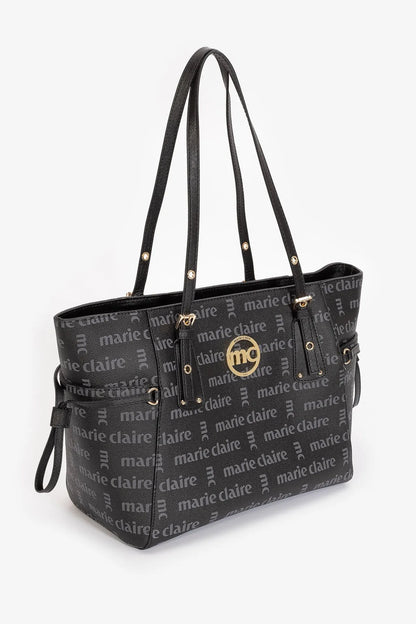 MONOGRAM SHOPPER BAG-Tote Bags-MARIE CLAIRE- Pointure.AE