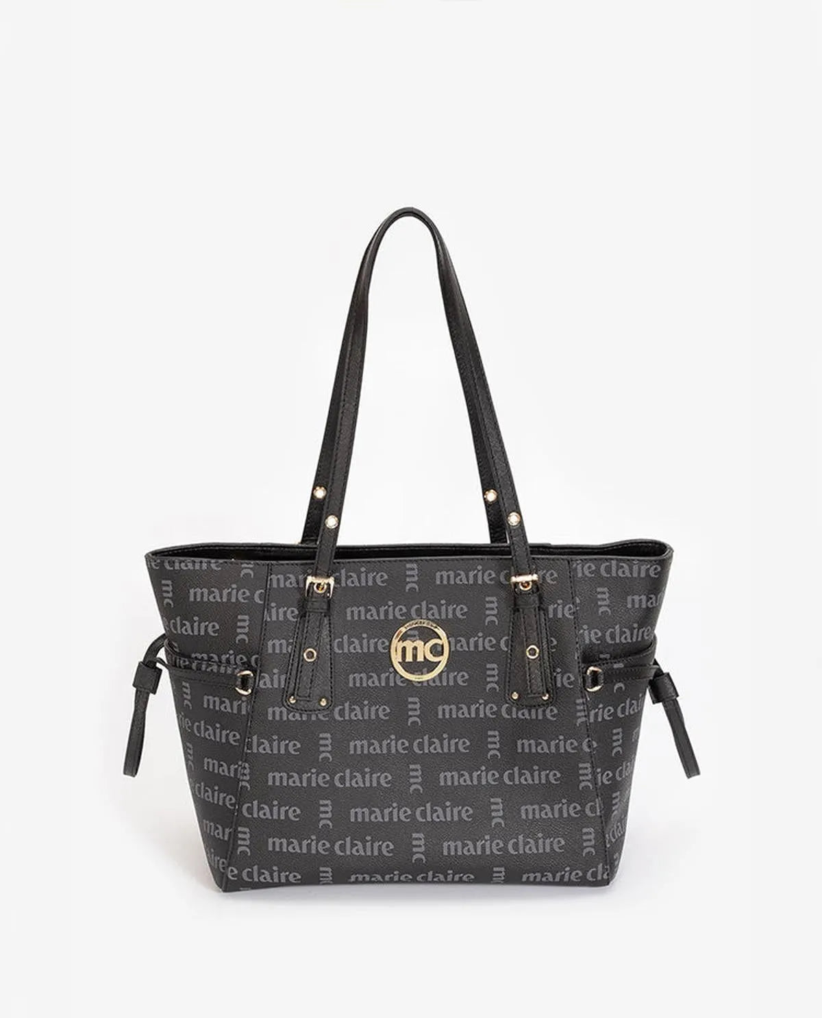MONOGRAM SHOPPER BAG-Tote Bags-MARIE CLAIRE- Pointure.AE