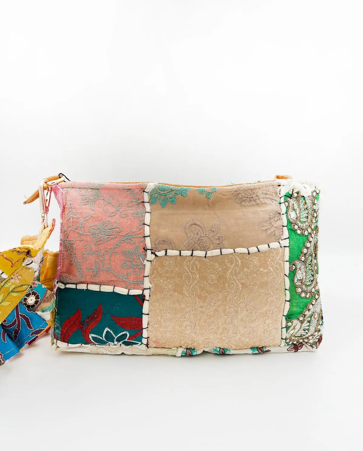 PATCHWORK CROSSBODY BAG-Cross-Body Bags-ALEX MAX- Pointure.AE