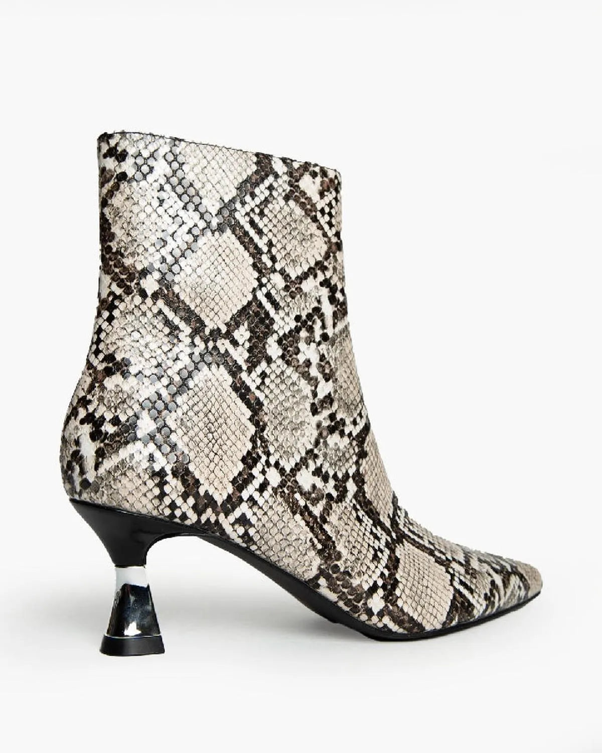 POINTED ANKLE BOOTS IN SERPENT-Ankle Boots-CORINA- Pointure.AE