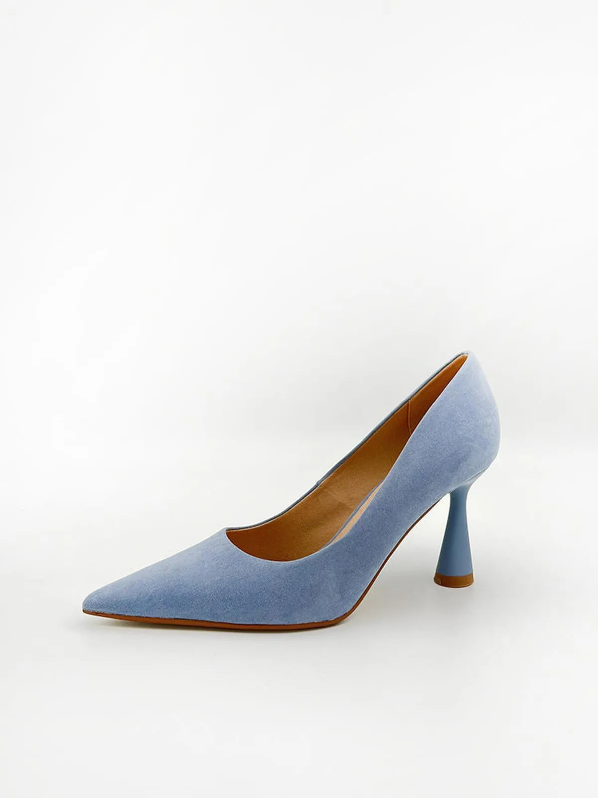 POINTED TOE PUMP IN LIGHT BLUE-Pumps-CORINA- Pointure.AE