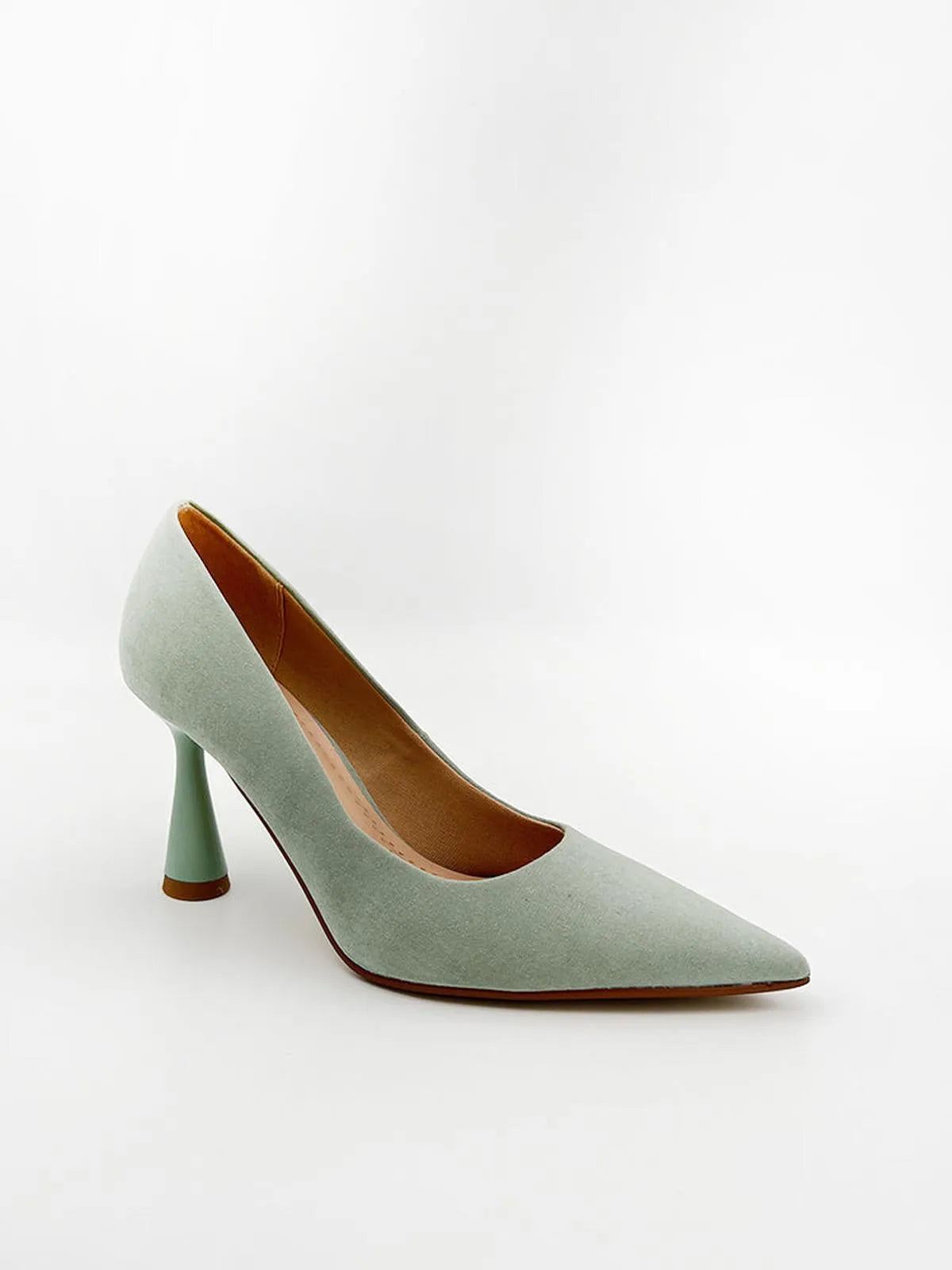 POINTED TOE PUMP IN LIGHT GREEN-Pumps-CORINA- Pointure.AE