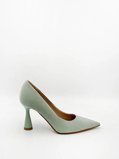 POINTED TOE PUMP IN LIGHT GREEN-Pumps-CORINA- Pointure.AE