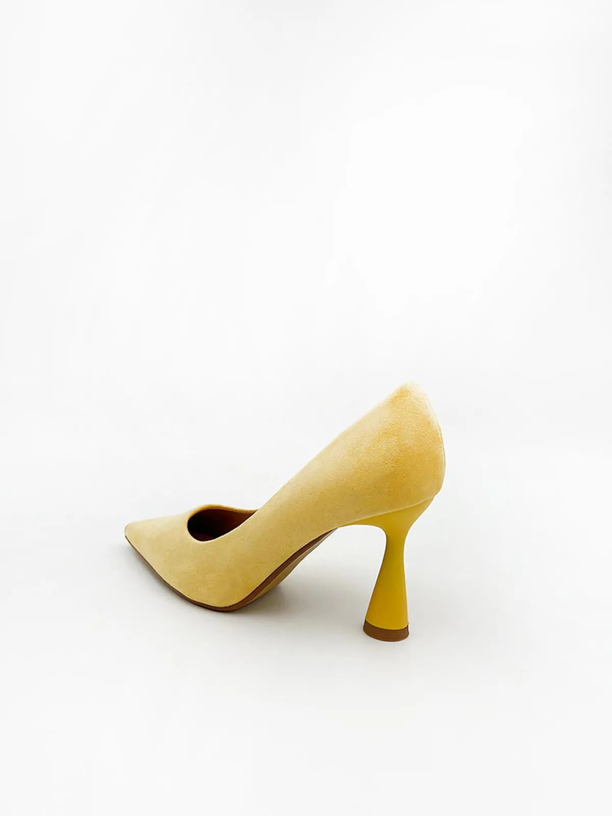 POINTED TOE PUMP IN YELLOW-Pumps-CORINA- Pointure.AE