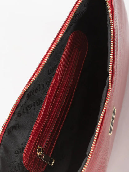 PORTFOLIO CLUTCH BAG IN RED-Clutches-MARIE CLAIRE- Pointure.AE