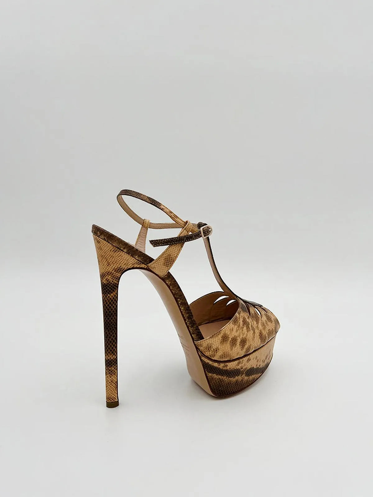 PYTHON PLATFORM SANDAL-Sandals-CASADEI- Pointure.AE