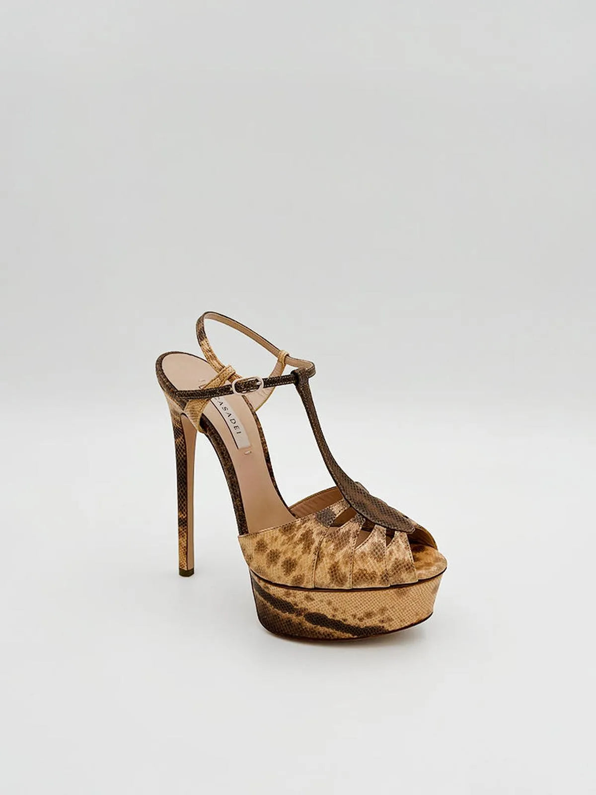 PYTHON PLATFORM SANDAL-Sandals-CASADEI- Pointure.AE