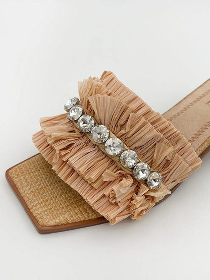 RAFFIA MULE-Mules-CORINA- Pointure.AE