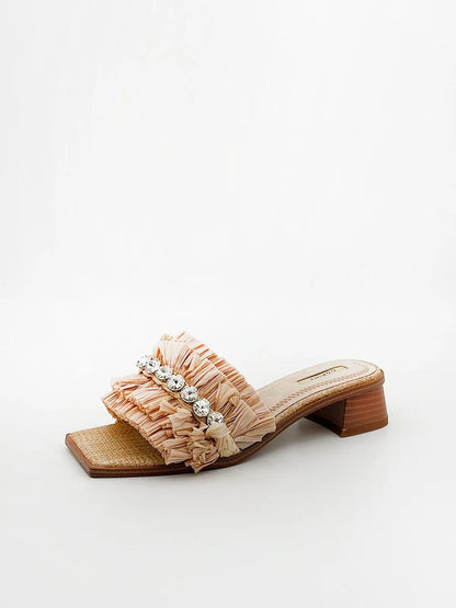 RAFFIA MULE-Mules-CORINA- Pointure.AE