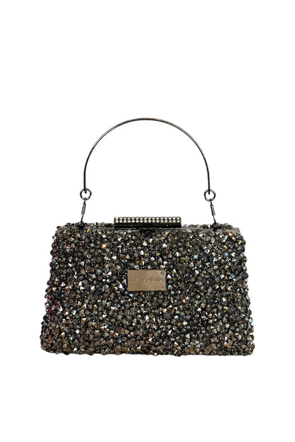 RECTANGULAR RHINESTONES EVENING BAG-Clutches-MARIE CLAIRE- Pointure.AE