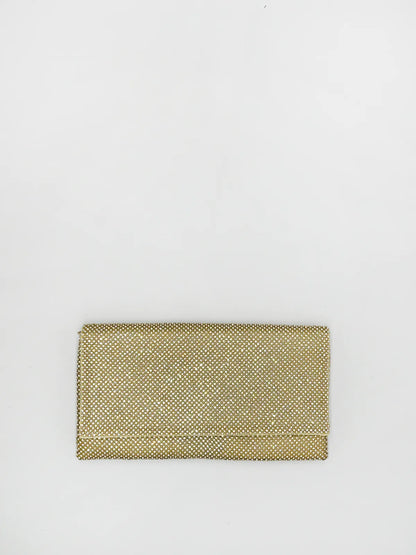 RHINESTONE CLUTCH IN GOLD-Clutches-STAY IN STYLE- Pointure.AE