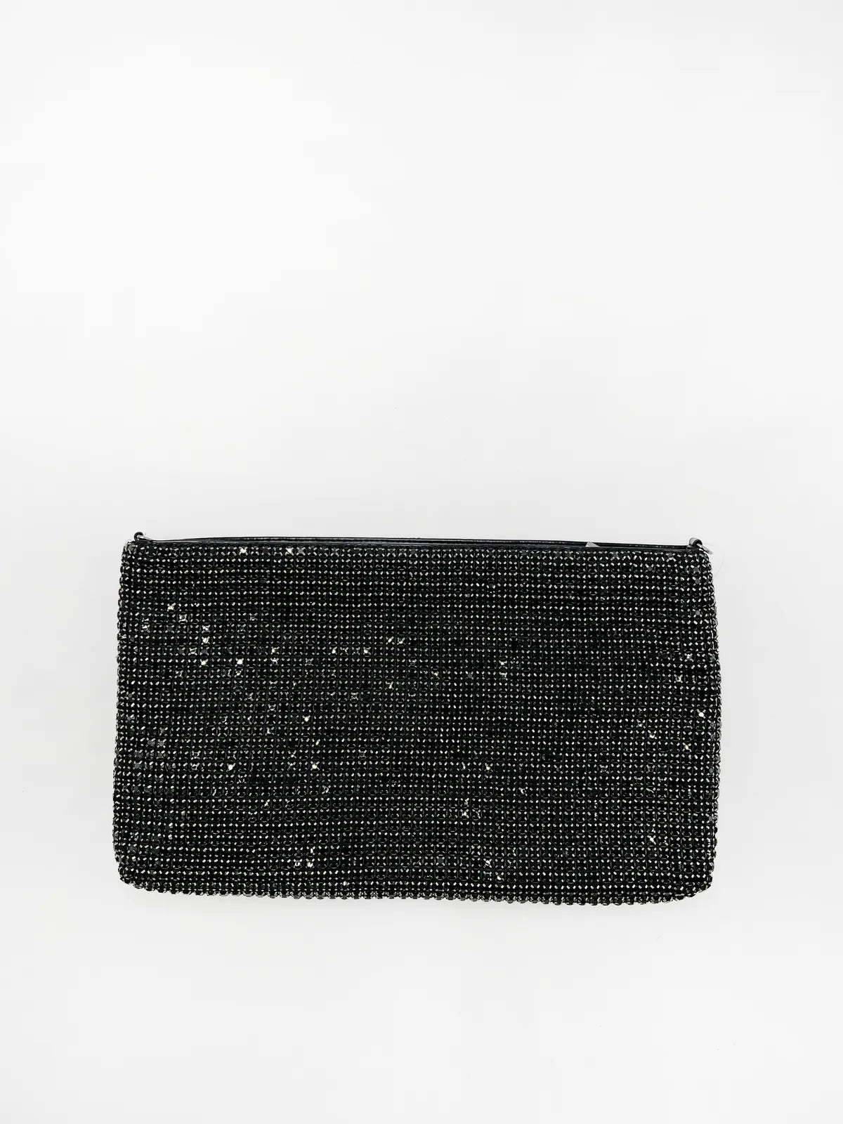 RHINESTONE POUCH IN BLACK-Pouches-STAY IN STYLE- Pointure.AE