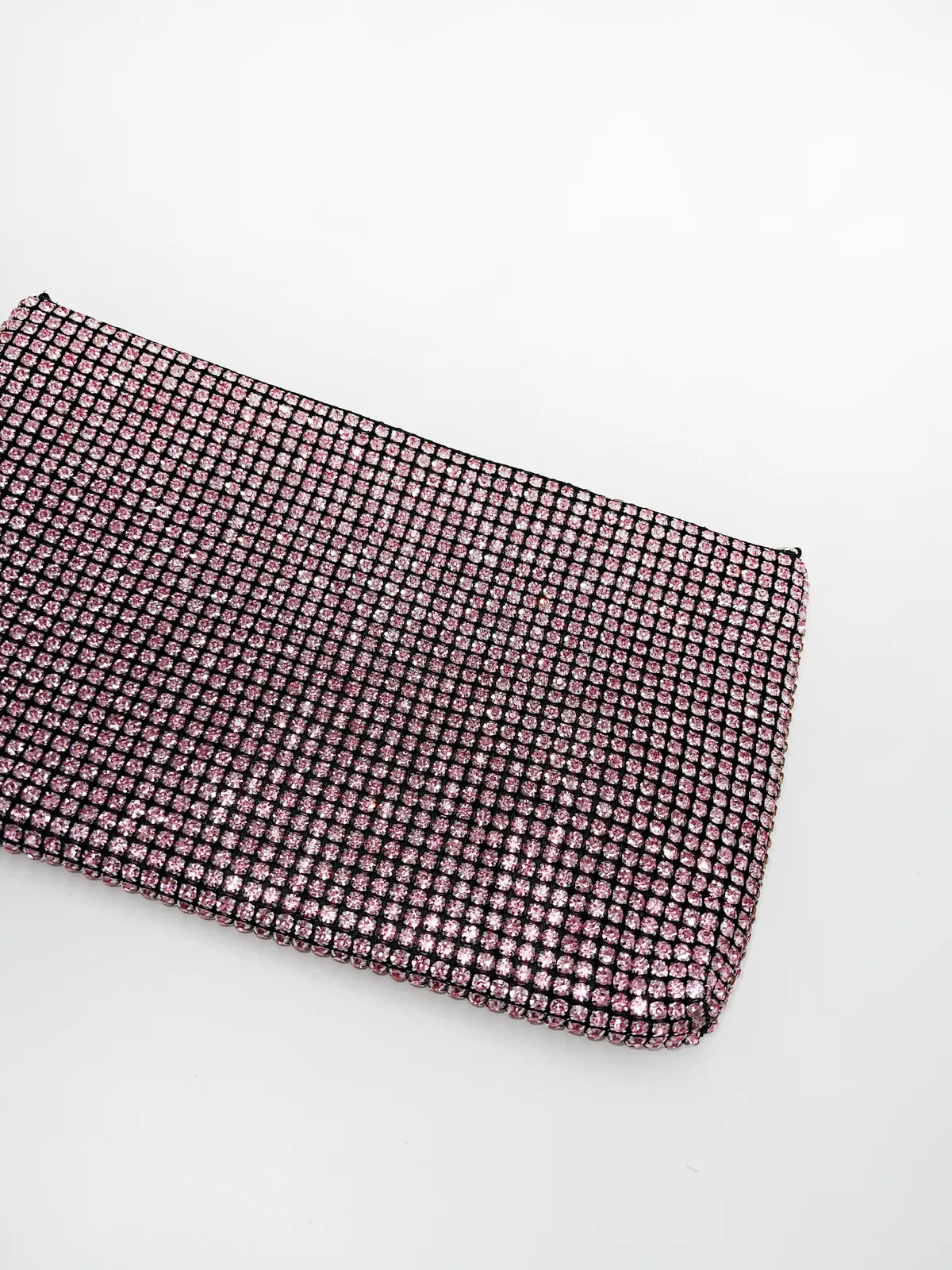 RHINESTONE POUCH IN PINK-Pouches-STAY IN STYLE- Pointure.AE